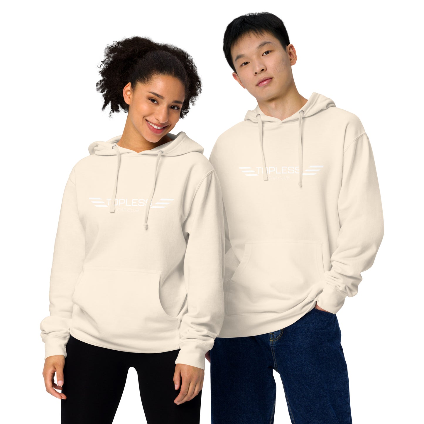 Topless Hoodie :: Unisex midweight